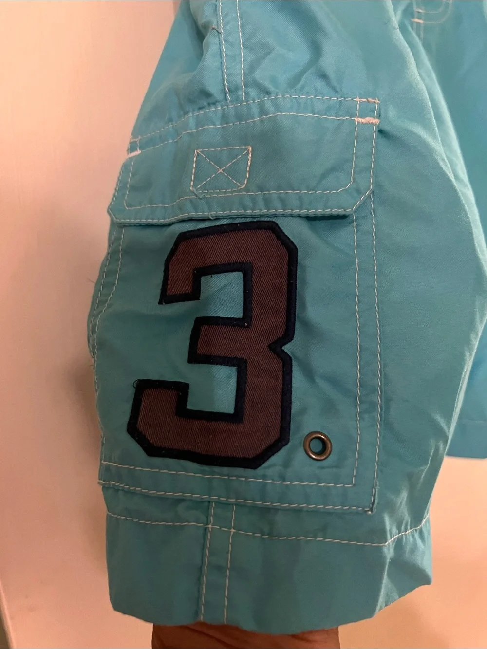 Polo Ralph Lauren VTG Boys Blue  Swimming Board Shorts Big Pony No. 3 Sz S (8)